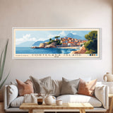 Cortegada Island, Spain Panoramic Beach Print, Vacation Gift, Spain Wall Art, Beach Painting, Beach Decor, Beach Painting