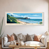 Costa Ballena, Costa Rica Panoramic Beach Print, Vacation Gift, Costa Rica Wall Art, Framed Canvas Print, Framed Beach Painting