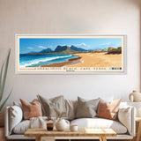 Curralinho Beach, Cape Verde, Senegal Panoramic Beach Print, Vacation Gift, Senegal Wall Art, Beach Painting, Beach Decor, Beach Painting