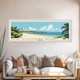 Eleuthera Island, Bahamas Panoramic Beach Print, Vacation Gift, Bahamas Wall Art, Beach Painting, Beach Decor, Beach Painting