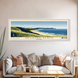 Grobust beach, Scotland Panoramic Beach Print, Vacation Gift, Scotland Wall Art, Beach Painting, Beach Decor, Beach Painting