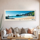 Hatenohama Beach, Japan Panoramic Beach Print, Vacation Gift, Japan Wall Art, Beach Painting, Beach Decor, Beach Painting