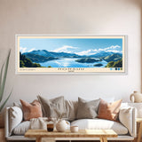 Honshu, Japan Panoramic Beach Print, Vacation Gift, Japan Wall Art, Beach Painting, Beach Decor, Beach Painting