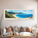 Ilıca Beach, Turkey Panoramic Print, Vacation Gift, Turkey Wall Art, Beach Painting, Beach Decor, Beach Or Lakehouse Art