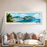 Ischia, Italy Panoramic Print, Vacation Gift, Italy Wall Art, Beach Painting, Beach Decor, Beach Or Lakehouse Art