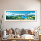 Ishigaki, Japan Panoramic Beach Print, Vacation Gift, Japan Wall Art, Beach Painting, Beach Decor, Beach Painting