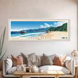 Isshiki Beach, Japan Panoramic Beach Print, Vacation Gift, Japan Wall Art, Framed Canvas Print, Framed Beach Painting