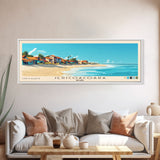 Jericoacoara, Brazil Panoramic Beach Print, Vacation Gift, Brazil Wall Art, Framed Canvas Print, Framed Beach Painting