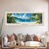 Jost Van Dyke, British Virgin Islands , United Kingdom Panoramic Print, Vacation Gift, United Kingdom Wall Art, Beach Painting, Beach Decor, Beach Or Lakehouse Art