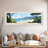 Kogal Bay Beach, South Africa Panoramic Beach Print, Vacation Gift, South Africa Wall Art, Beach Painting, Beach Decor, Beach Painting