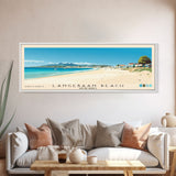 Langebaan Beach, South Africa Panoramic Beach Print, Vacation Gift, South Africa Wall Art, Beach Painting, Beach Decor, Beach Painting