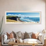 Langisandur Beach, Iceland Panoramic Beach Print, Vacation Gift, Iceland Wall Art, Beach Painting, Beach Decor, Beach Painting