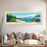 Likoma Island, Malawi Panoramic Print, Vacation Gift, Malawi Wall Art, Beach Painting, Beach Decor, Large Wall Art, Wood Frame Art