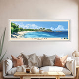 Lime Cay, Jamaica Panoramic Print, Vacation Gift, Jamaica Wall Art, Beach Painting, Beach Decor, Beach Or Lakehouse Art