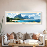 Lord Howe Island, Australia Panoramic Print, Vacation Gift, Australia Wall Art, Vacation Wall Art, Vacatation Memories, Beach Decor, Beach Or Lakehouse Art