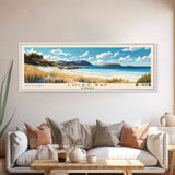 Lucky Bay, Australia Panoramic Print, Vacation Gift, Australia Wall Art, Beach Painting, Beach Decor, Beach Or Lakehouse Art