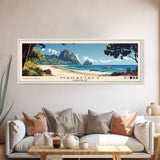 Manafiafy, Madagascar Panoramic Print, Vacation Gift, Madagascar Wall Art, Beach Painting, Beach Decor, Large Wall Art, Wood Frame Art