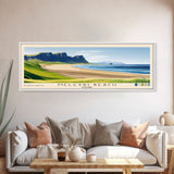 Meleyri Beach, Iceland Panoramic Print, Vacation Gift, Iceland Wall Art, Beach Painting, Beach Decor, Large Wall Art, Wood Frame Art