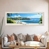 Mirissa, Sri Lanka Panoramic Beach Print, Vacation Gift, Sri Lanka Wall Art, Beach Painting, Beach Decor, Beach Painting