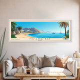 Na’ama Bay, Egypt Panoramic Beach Print, Vacation Gift, Egypt Wall Art, Beach Painting, Beach Decor, Beach Painting