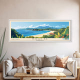 Nosy Be, Madagascar Panoramic Beach Print, Vacation Gift, Madagascar Wall Art, Beach Painting, Beach Decor, Beach Painting