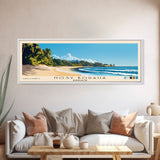 Nosy Boraha, Madagascar Panoramic Print, Vacation Gift, Madagascar Wall Art, Beach Painting, Beach Decor, Large Wall Art, Wood Frame Art