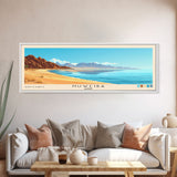 Nuweiba, Egypt Panoramic Print, Vacation Gift, Egypt Wall Art, Beach Painting, Beach Decor, Large Wall Art, Wood Frame Art