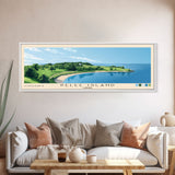 Pelee Island, Canada Panoramic Print, Vacation Gift, Canada Wall Art, Beach Painting, Beach Decor, Large Wall Art, Wood Frame Art