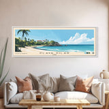 Playa Pilar, Cuba Panoramic Beach Print, Vacation Gift, Cuba Wall Art, Beach Painting, Beach Decor, Beach Painting