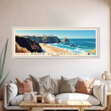 Praia de Odeceixe, Portugal Panoramic Print, Vacation Gift, Portugal Wall Art, Beach Painting, Beach Decor, Beach Or Lakehouse Art