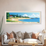 Prince Edward Island, Canada Panoramic Print, Vacation Gift, Canada Wall Art, Beach Painting, Beach Decor, Beach Or Lakehouse Art