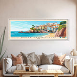 Punta Prosciutto, Italy Panoramic Beach Print, Vacation Gift, Italy Wall Art, Beach Painting, Beach Decor, Beach Painting