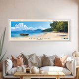 Ream Beach, Cambodia Panoramic Print, Vacation Gift, Cambodia Wall Art, Beach Painting, Beach Decor, Beach Or Lakehouse Art