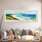 Robberg Beach, South Africa Panoramic Beach Print, Vacation Gift, South Africa Wall Art, Beach Painting, Beach Decor, Beach Painting