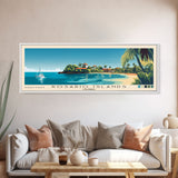 Rosario Islands, Colombia Panoramic Print, Vacation Gift, Colombia Wall Art, Vacation Wall Art, Vacatation Memories, Beach Decor, Beach Or Lakehouse Art