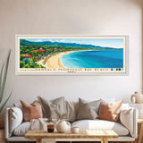 Sandals Montego Bay Beach, Jamaica Panoramic Print, Vacation Gift, Jamaica Wall Art, Beach Painting, Beach Decor, Large Wall Art, Wood Frame Art