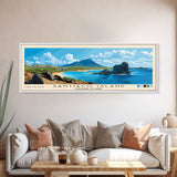 Santiago Island, Galapagos, Ecuador Panoramic Beach Print, Vacation Gift, Galapagos, Ecuador Wall Art, Framed Canvas Print, Framed Beach Painting