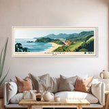 Shikoku, Japan Panoramic Print, Vacation Gift, Japan Wall Art, Beach Painting, Beach Decor, Large Wall Art, Wood Frame Art