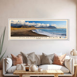 Solheimasandur Beach, Iceland Panoramic Print, Vacation Gift, Iceland Wall Art, Beach Painting, Beach Decor, Beach Or Lakehouse Art