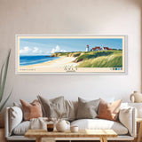 Sylt, Germany Panoramic Print, Vacation Gift, Germany Wall Art, Beach Painting, Beach Decor, Beach Or Lakehouse Art