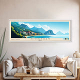 Zhoushan, China Panoramic Beach Print, Vacation Gift, China Wall Art, Beach Painting, Beach Decor, Beach Painting