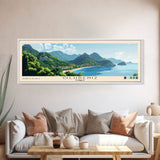 Ölüdeniz, Turkey Panoramic Beach Print, Vacation Gift, Turkey Wall Art, Framed Canvas Print, Framed Beach Painting