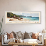 Anse St Jose, Seychelles Watercolor Beach Print, Vacation Gift, Seychelles Wall Art, Beach Painting, Beach Decor, Beach Painting