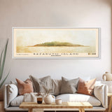 Bazaruto Island, Mozambique Watercolor Beach Print, Vacation Gift, Mozambique Wall Art, Beach Painting, Beach Decor, Beach Painting