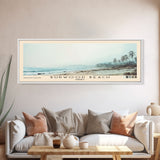 Burwood Beach, Jamaica Watercolor Beach Print, Vacation Gift, Jamaica Wall Art, Framed Canvas Print, Framed Beach Painting