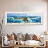 Cat Island, Bahamas Watercolor Beach Print, Vacation Gift, Bahamas Wall Art, Framed Canvas Print, Framed Beach Painting