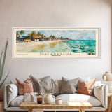 Malapascua, Philippines Watercolor Beach Print, Vacation Gift, Philippines Wall Art, Beach Painting, Beach Decor, Beach Painting