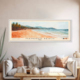 Mandrem Beach, India Watercolor Beach Print, Vacation Gift, India Wall Art, Beach Painting, Beach Decor, Beach Painting