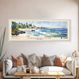 Marakolliya, Sri Lanka Watercolor Beach Print, Vacation Gift, Sri Lanka Wall Art, Framed Canvas Print, Framed Beach Painting