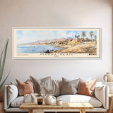 Marsa Alam, Egypt Watercolor Print, Vacation Gift, Egypt Wall Art, Beach Painting, Beach Decor, Large Wall Art, Wood Frame Art